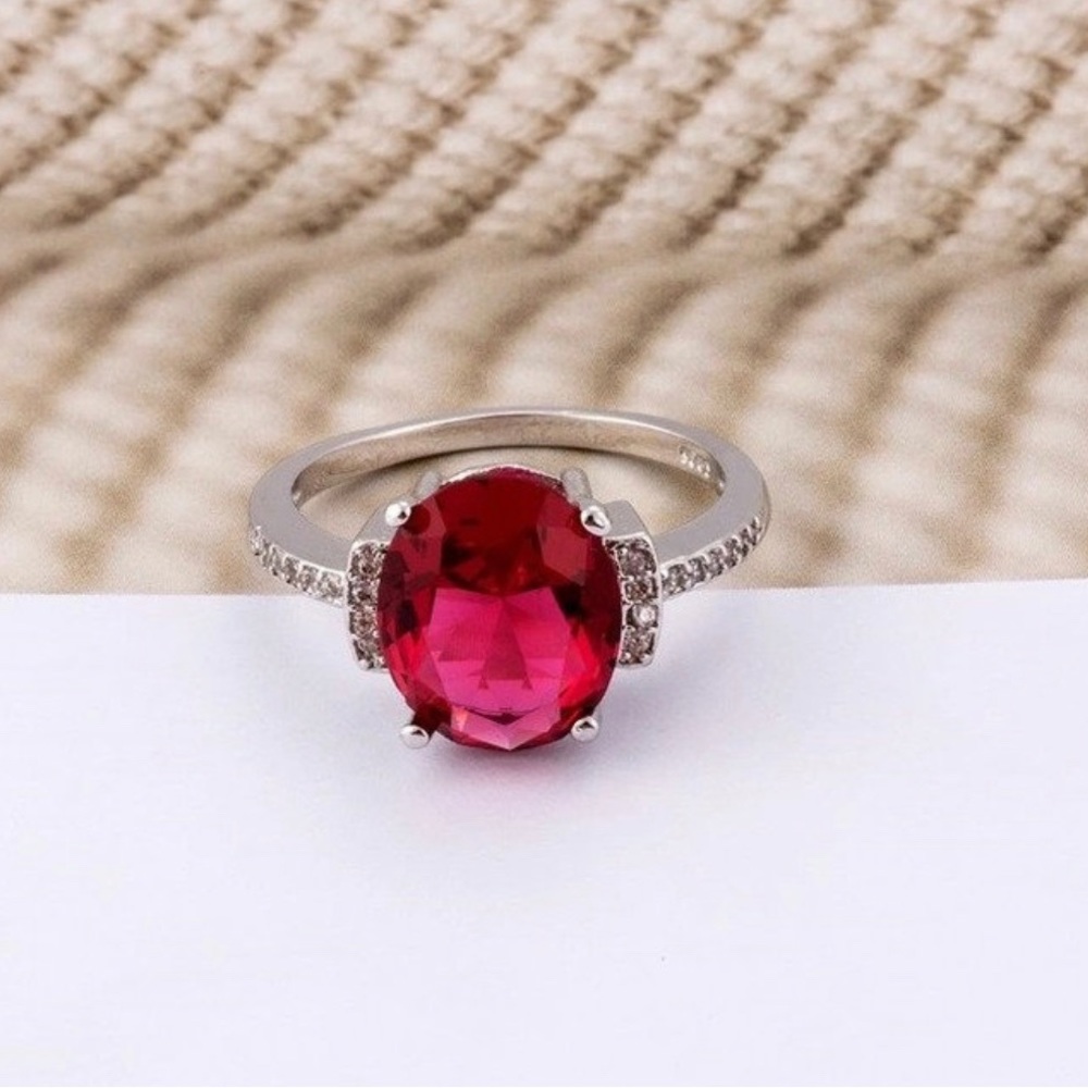 Ruby Red Elegance Ring